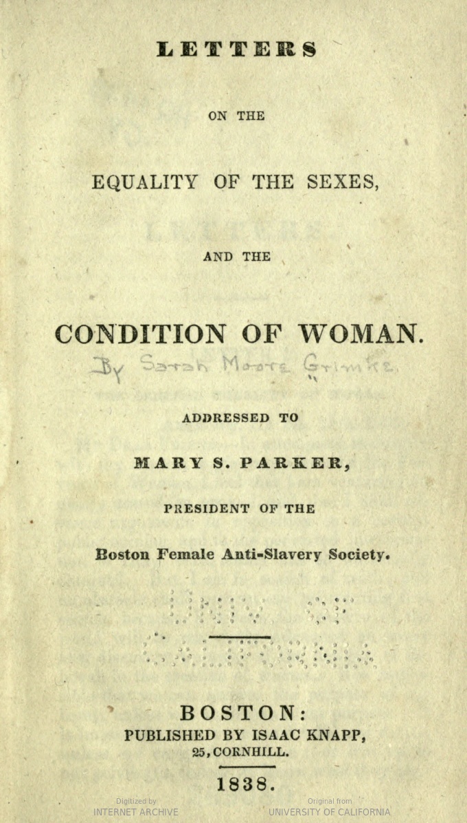 Sarah Moore Grimké - Wikipedia